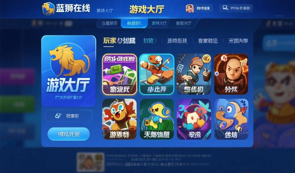 蓝狮在线游戏大厅全功能介绍:探索便捷功能与个性化设置